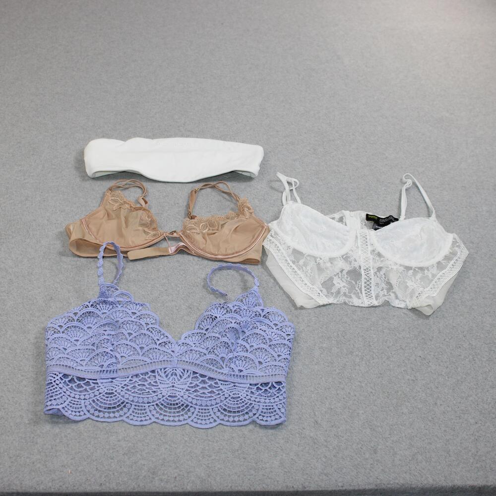 Victoria's Secret Alphalete Finesse Bras Women Small 36B Lace Bralette Lot X 4